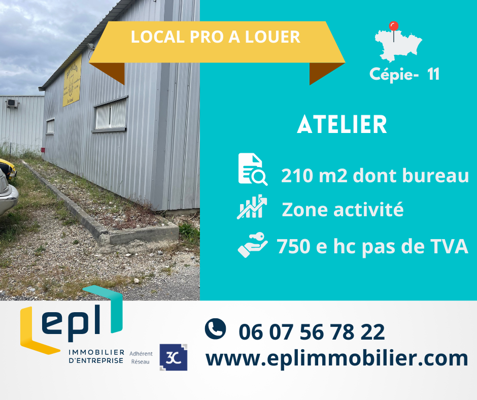 LOCAL PROFESSIONNEL 160 m² A LOUER 