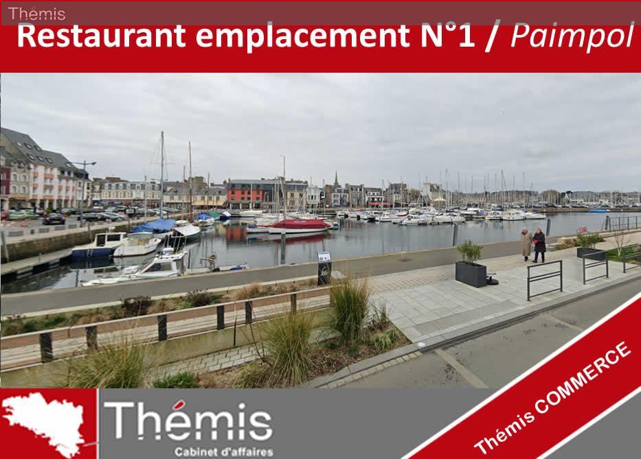Restaurant a céder emplacement n°1 sur les quais Paimpol