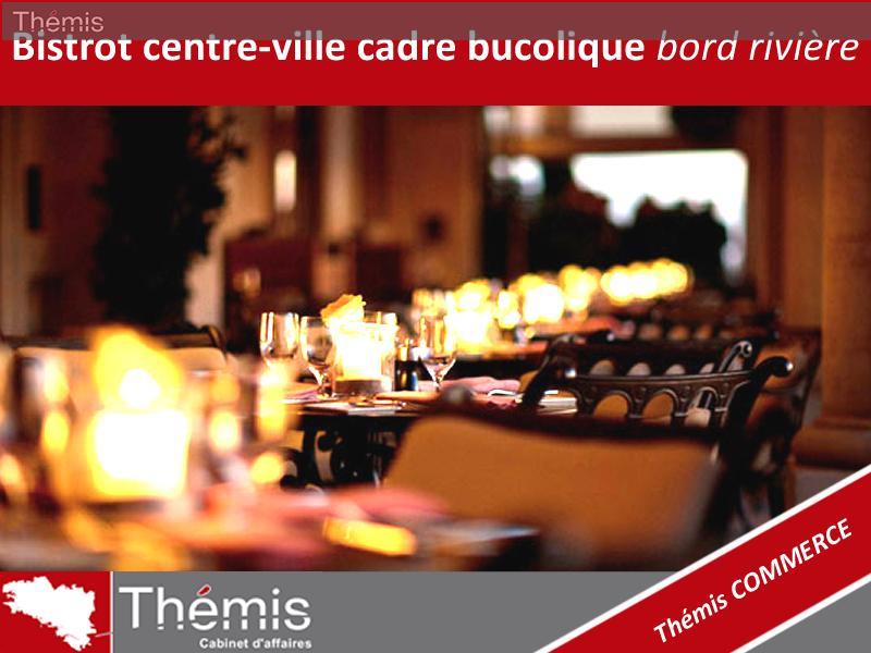 A vendre Bistrot centre-ville cadre bucolique bord rivière