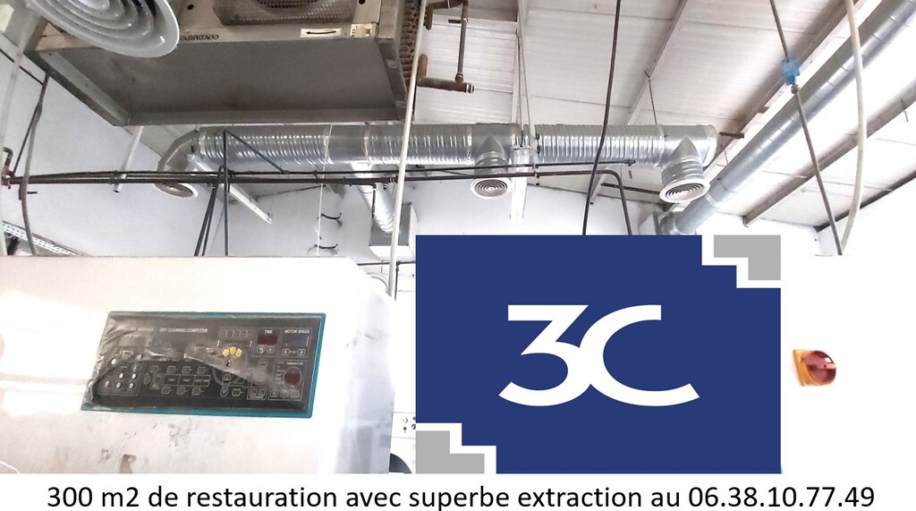 Restauration rapide 300 m2 superbe extraction 5 mn Montigny 