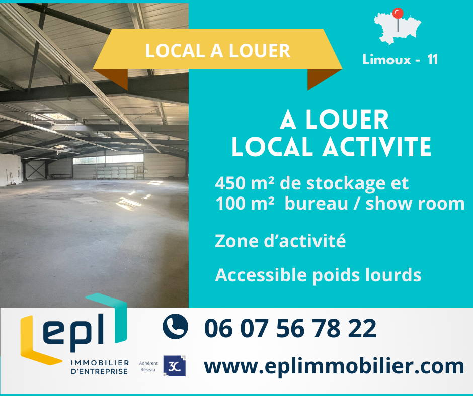 A LOUER LOCAL ACTIVITE LIMOUX