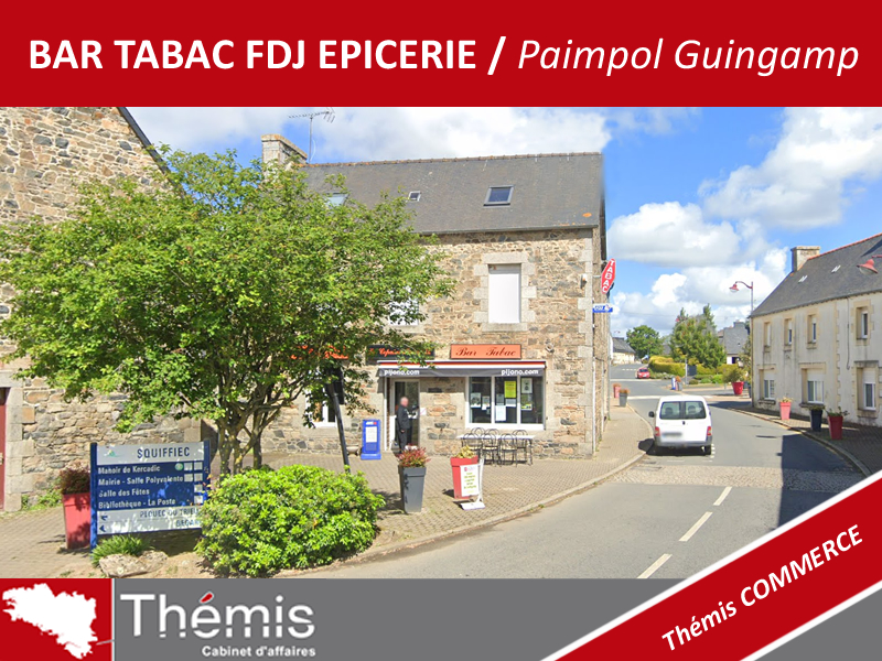 A vendre BAR TABAC FDJ épicerie région Lannion Tréguier