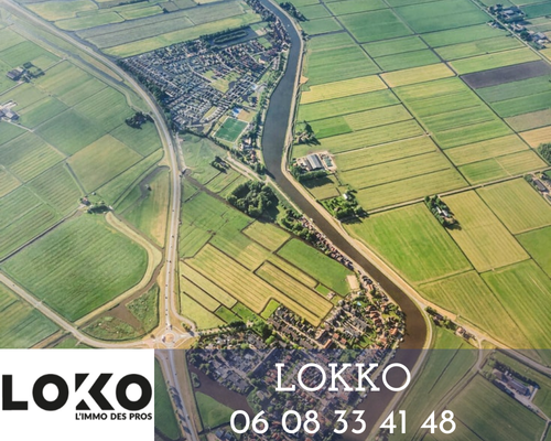TERRAIN CONSTRUCTIBLE DE 6.900 M2 A LESCAR