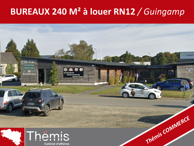  Local de bureaux Guingamp proche RN12