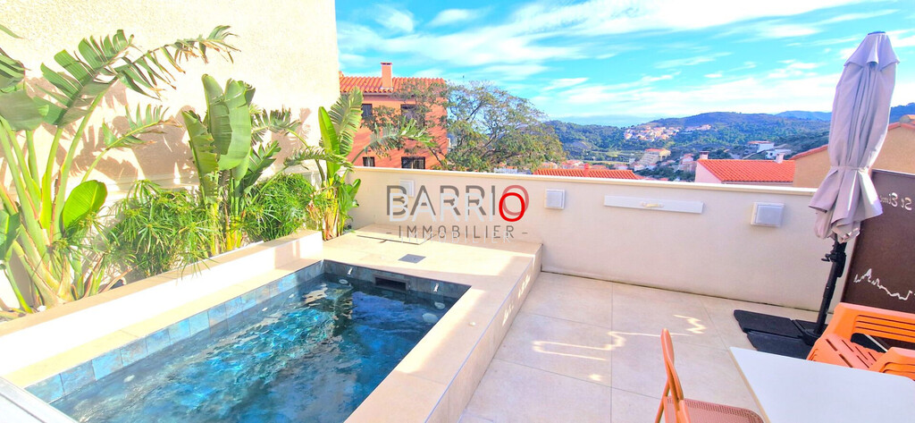 EXCEPTIONNEL à Port Vendres Appartement avec piscine et terr