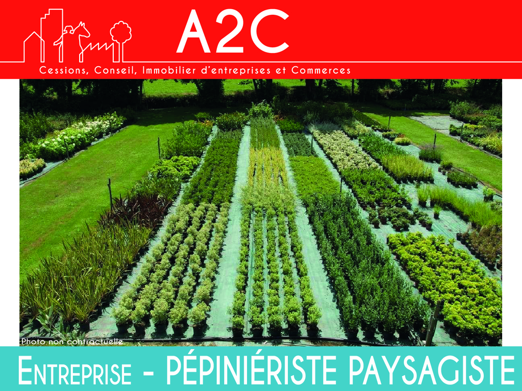 À CÉDER  Société daménagement paysager ET pépinière renomm