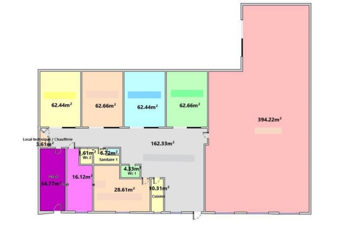 LOCAL DACTIVITES/COMMERCIAL 910m² - A LOUER 