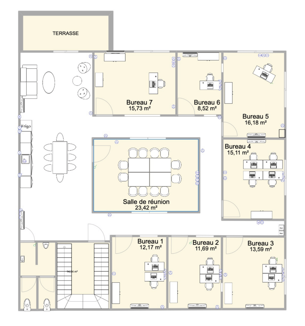 Bureau à vendre - Billère (64140) - 238 m²