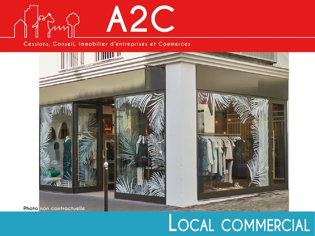 À LOUER  LOCAL COMMERCIAL 34m²  EMPLACEMENT STRATÉGIQUE