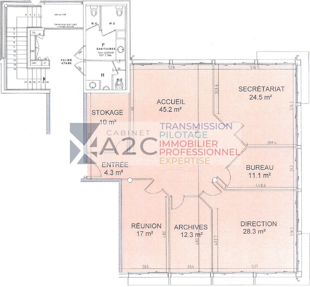 BUREAUX LOUÉS  INVESTISSEMENT LOCATIF  LA ROCHE-SUR-YON