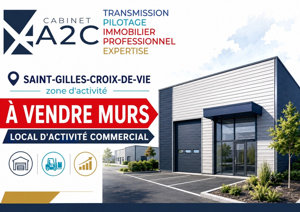 À VENDRE  LOCAL DACTIVITÉ / COMMERCIAL DE 663 M²  SAINT-GILL
