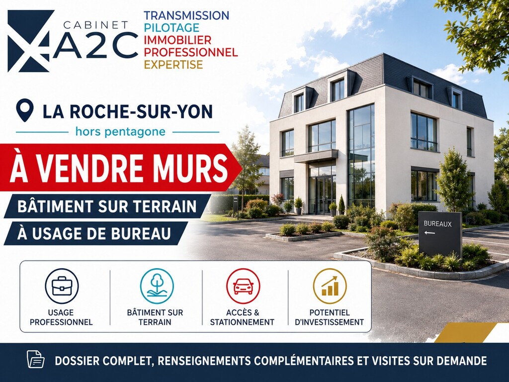 À VENDRE  ENSEMBLE IMMOBILIER À USAGE PROFESSIONNEL  LA ROCH